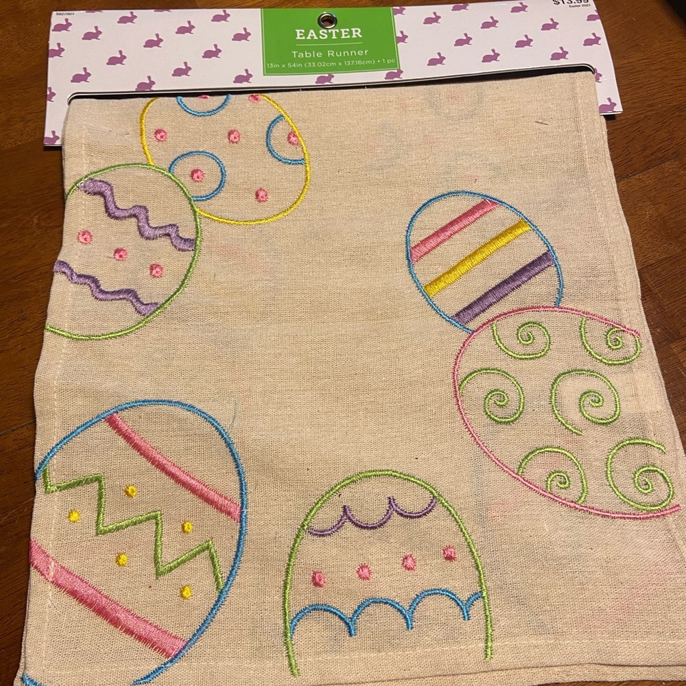 New Easter Egg Table Runner